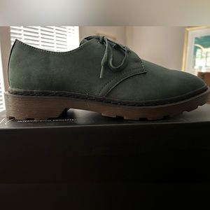 Men’s Green Suede Loafers by Inc. International Concepts